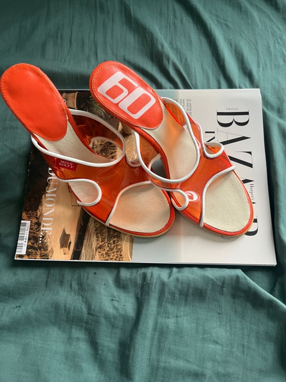 Miss sixty Vintage Y2K Orange Patent Women's heels - 🍊